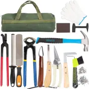 capuca Farrier Tools Horse Hoof Trimmers - 64PCS Goat Hoof Trimmers Kit 8 Inc...