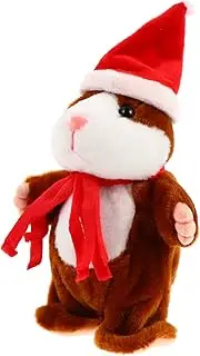 CLISPEED Creative Electric Hamster Plush for Adorable Educational Plaything with Present for Engaging Fun for Happy Playtime with OPP Bag Packaging