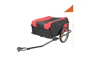 CyclingDeal Bike Bicycle Cargo Trailer - Bike Cart Wagon Trolley with Cover