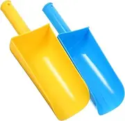 Toyvian 2pcs Beach Sand for Beach Shovels Safe Digging Tools for Sand Pit Activities for Creative Fun