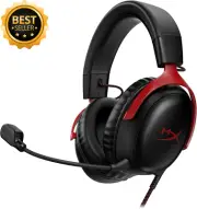 Cloud II Gaming Headset 7.1 Surround Sound USB Audio for PC PS5 PS4 Red