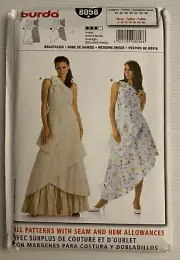 Burda 8058 Sewing Pattern Sizes: 8-20 Wedding / Formal Dress - Skirt & Top