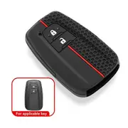 Car Key Fob Cover Case for Toyota CHR C-HR Prius RAV4 2016 - 2019 2 3 4 Buttons Remote Keyless black 2 Button Black