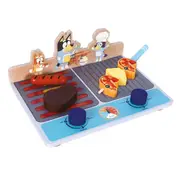 Bluey Wooden Tabletop BBQ Set