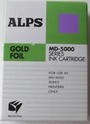 ALPS MD5000 Printer Gold Foil Ink Cassette - Made in Japan