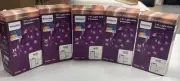 Set Of 5 Philips Color Smart Wi-Fi Wiz Connected 3 ft LED Light Strip Extension
