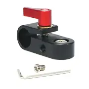 Single Hole 15mm Rail Clamp Mount Rod Holder For Camera Rig Rod Accessories