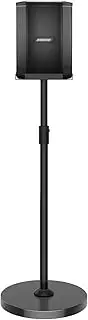 New Upgrade Height Adjustable Speaker Stand for Bose S1 Pro / S1 Pro+, Extends 45" to 54", Holds up to 20LBS, Wireless Studio Monitors Heavy Duty Speakers Stands for Bose, with Screws, Black