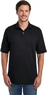 [Jerzees] Men's Spot Shield Short Sleeve Polo Sport Shirt