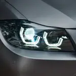 適用於BMW3系E90大燈總成05-12款改裝新款日行燈雷射LED透鏡大燈