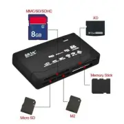 USB 2.0 Memory Card Reader Adapter Fit For CF/TF/// for XD/M2/MS Card
