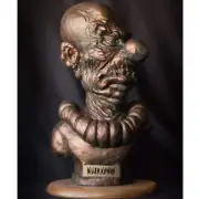 Hand crafted Killer Klowns from Outer Space faux Bronzed Bust