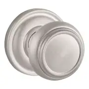 Baldwin PSTRATRR150 Reserve Passage with Traditional Round Rose Satin Nickel