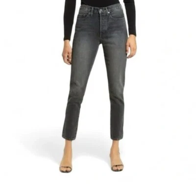 Edwin Hana Classic Straight Crop Jeans Rapture Wash Size 29 Womens Denim NWT