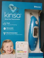 KINSA Smart Ear 1-Second Baby Thermometer with Bluetooth & App
