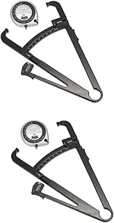 FRCOLOR 4 Pcs Fat Clip Set Handheld Body Fat Caliper Bmi Boday Fat Tester Handheld Body Fat Measure Device Products Body Retractable Tape Bmi Fat Caliper Body Fat Pincher Fiberglass Tape