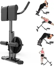 for Home Gym Roman Chair, Back Extension Bench with Waist Twisting Disc, Hyperextension Bench, Adjustable Ab Exercise Strength Training Back Machines, Gym Bench Workout Equipment