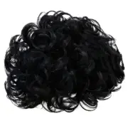 Short Layered Hair Men Curly Wig Chemical Fiber Man Male Wigs Adult for Mens