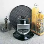 Rotating Pizza Oven Cooker Counter Top Open Oven Design Auto Shut Off Timer Blk