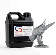 Siraya Tech Fast ABS-Like 2kg 3D Printer Resin 405nm UV-Curing Non-Brittle High Precision 3D Printing Liquid Standard Photopolymer Resin for LCD DLP 3D Printing(Grey, 2kg)