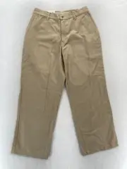 Cabela's Casuals Chino Pants Women's 6 Beige Khaki Flat Front Stretch Waist NWT