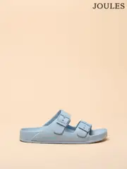 Joules Sunseeker Blue EVA Sliders (E00994) | $42