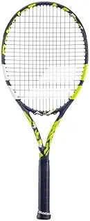 Babolat Tennisschläger für Erwachsene Boost Aero-Leichter Schläger für Damen Oder Herren-Besaitet und Rahmen aus Graphit für Leichtigkeit und Power Beim Spielen-Größe 2-Farbe: Grau/Gelb 200442