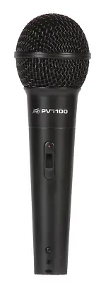 Peavey PVI 100 XLR Pv Series Dynamic Cardioid Microphone W/ Mic Clip 577800 New