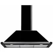 Smeg 90cm Victoria Canopy Rangehood - Black