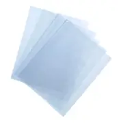 100Pcs 19.5x13.5 Inch Shrink Wrap Bags, Blue Clear PVC Heat Shrink Wrap