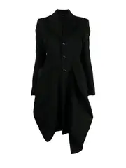 [COMME des GARCONS] 長款皺褶夾克