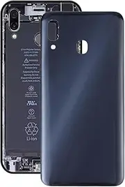 HUOLUNGJIN Replacement Battery Back Cover for Samsung Galaxy A30 SM-A305F/DS, A305FN/DS, A305G/DS, A305GN/DS,Housing Door Repair Part for Galaxy A30 (Black)