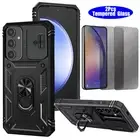 For Samsung Galaxy S23 FE 5G Case Kickstand Phone Cover Privacy Screen Protector