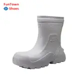 範特仕雨靴中筒耐穿耐磨防水防滑安全鞋工業工地水靴FUNTOWNSHOES