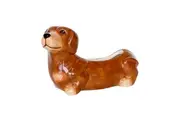 Urban Products Cute Dachshund Themed Planter Box Home Garden Decor Brown 20cm
