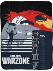 Call of Duty War Zone Soft Plush Throw Blanket, 46" X 60" Nuke Town