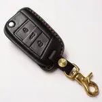 VOLKSWAGEN VW GOLF POLO TIGUAN T-ROC 福斯汽車 摺疊感應鑰匙 鑰匙皮套 鑰匙包 皮套