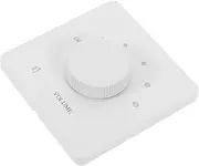 Cabilock Volume Control Switch Headphone Switch External Volume Control Speaker Selector Switch Sound Volume Switch Speaker Volume Control Sound Adjustment Knob Audio Switcher White Plastic