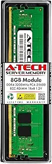 A-Tech 8GB Replacement for Samsung M393A1K43DB2-CWE - DDR4 3200MHz PC4-25600 ECC Registered RDIMM 288-Pin 1Rx8 1.2V - Single Server Memory RAM Stick (M393A1K43DB2-CWE-ATC)