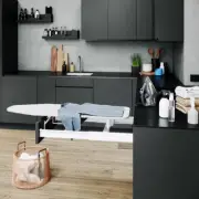 Quality Pull Out Folding Extendable Ironing Board - includes cover - Vauth Sagel