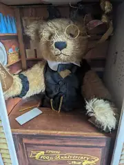 The J.C. Penney 100th Anniversary Steiff Jointed Mohair Bear New In Box COA