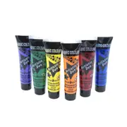 6 x 15ml Mardi-Gras Colors Screen Printing Inks