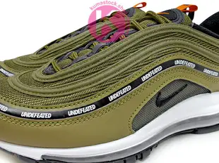 2021 限量登場 經典復刻慢跑鞋 球鞋名舖 UNDEFEATED x NIKE AIR MAX 97 UNDFTD 1997 軍綠 墨綠 黑 全氣墊 子彈 慢跑鞋 '97 (DC4830-300) !