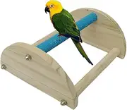 Baby Chick Roosting Bar,Safe Wooden Chick Parrot Roosting Bar | Triangle Ladder Chicken Toy, Training Stand Toys, Coop Accessories For Large Birds, Parrots