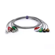Spacelabs Compatible 700-0007-08 5 leads ECG leadwire Snap AHA