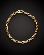 14K Italian Gold Fancy Link Bracelet
