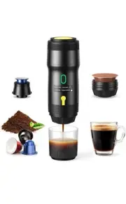 Portable Electric Espresso Maker, 20 bar Mini Travel Coffee maker, Expresso