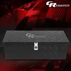 30"X 13" X10" BLACK ALUMINUM PICKUP TRUCK HEAVY DUTY TOOL BOX TRUNK BED STORAGE