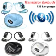 Translator Earbuds 138+ Languages Real Time Translation Bluetooth AI Earphones