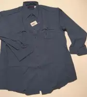 HORACE SMALL SENTRY PLUS SHIRT, DARK BLUE, MEN, LONG SLEEVE